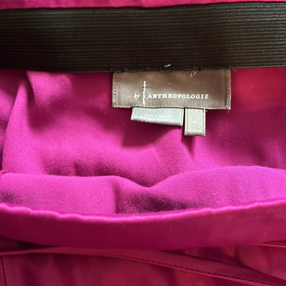 Anthropologie Slim Slip Column Skirt with side Slit - Picture 5 of 7